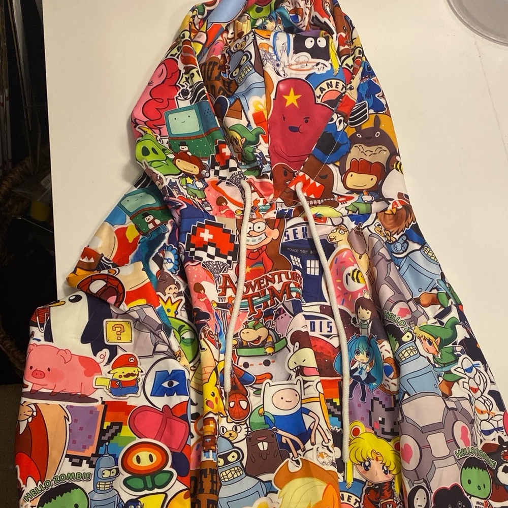 Animation Anime Cartoons / Pop Culture Cartoon collage Hoodie! Read description